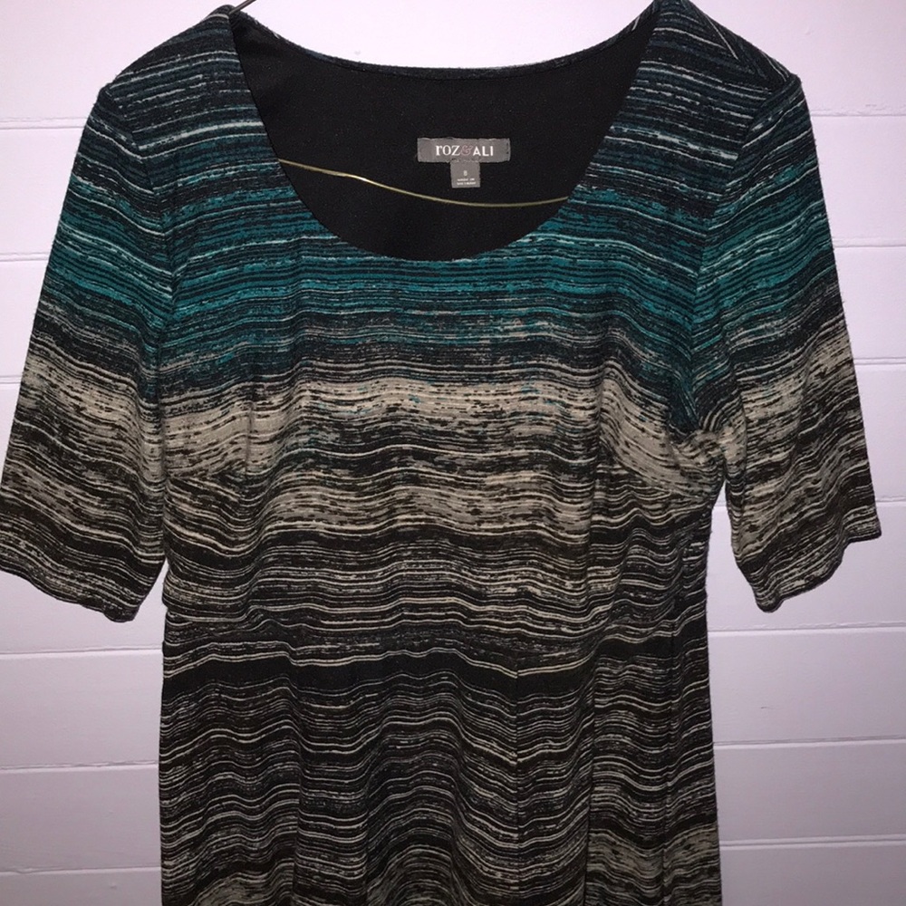 Roz & Ali multi colored dress